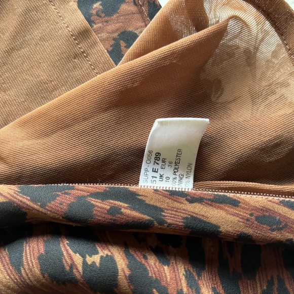 Size 10 vintage cheetah print lingerie top. - Picture 4 of 4